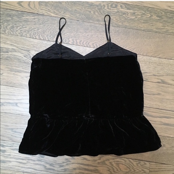 Jcrew velvet peplum top - Picture 4 of 4